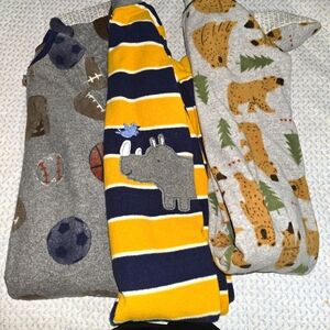 3 Gently Used Carters Boys 4T Pajamas